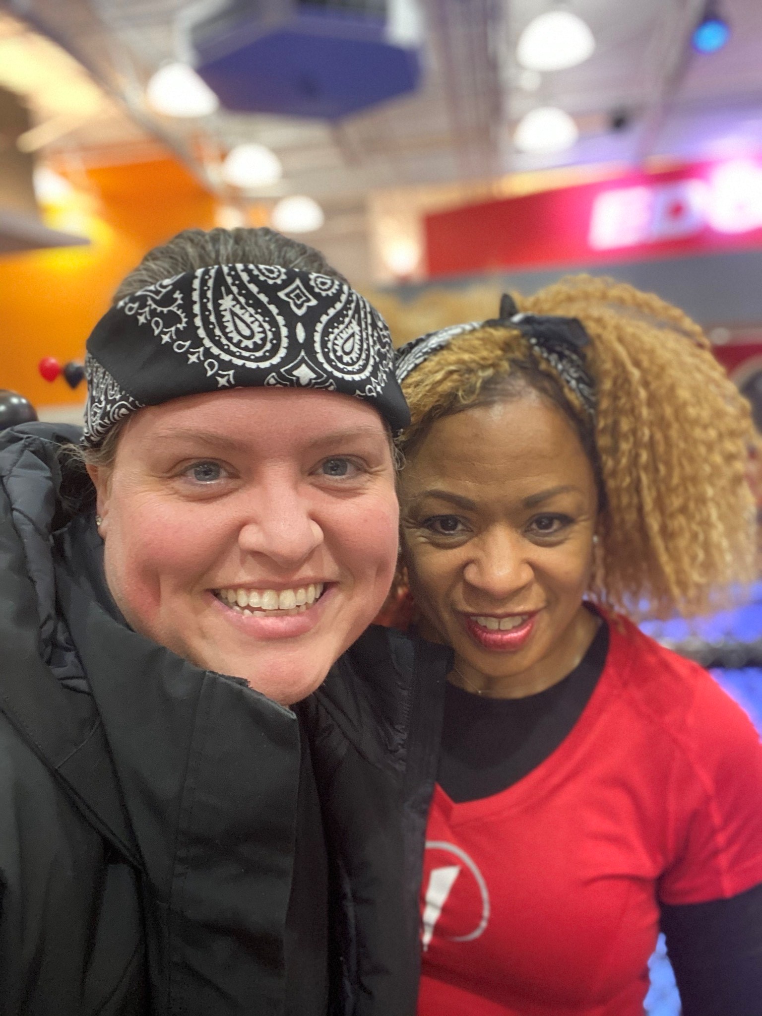 Christina Week 1 with trainer