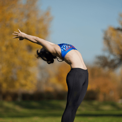 Standing back bend stretch