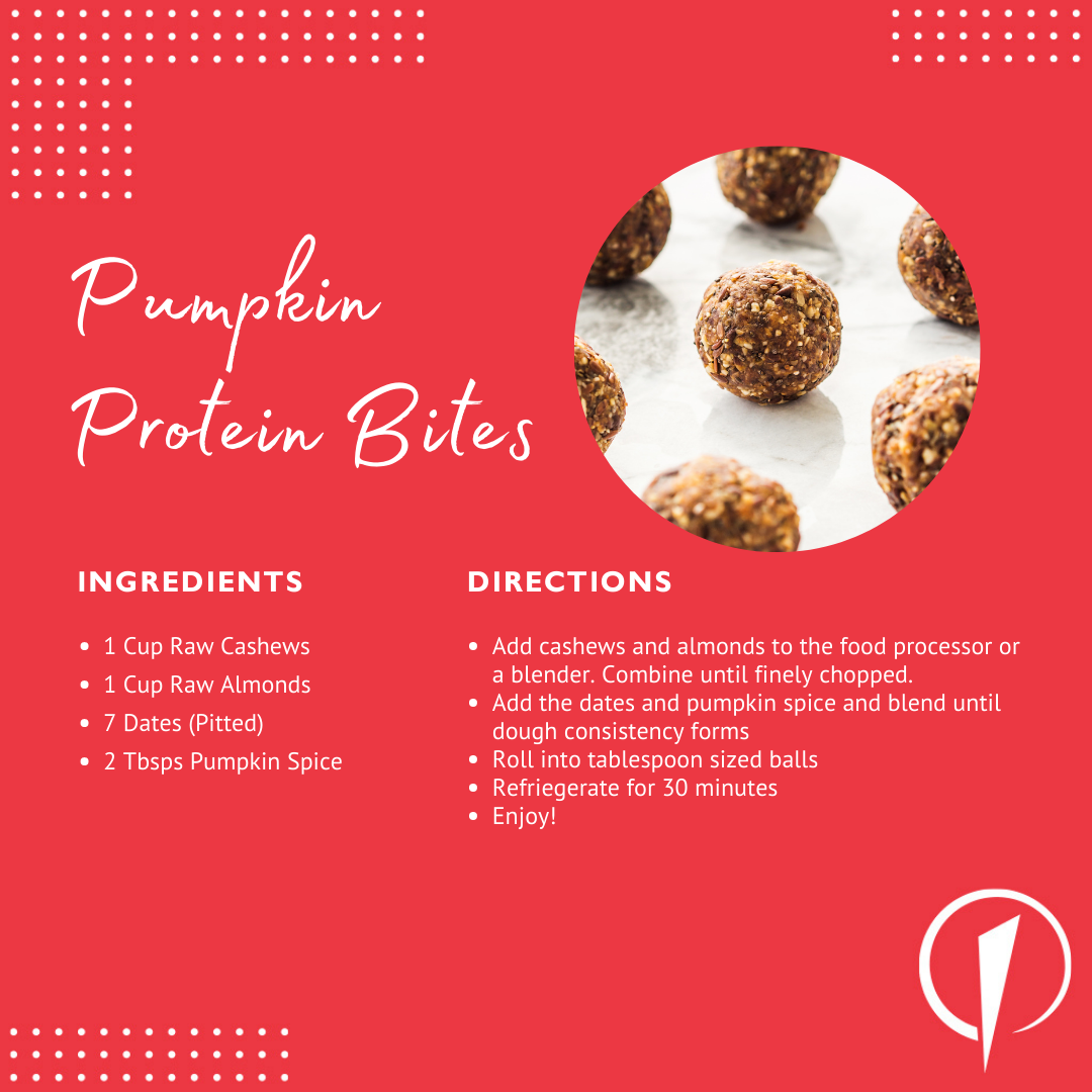 Pumpkin Protein Bites